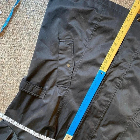 Covington Full Zip Snap Button Black Chore Barn Coat Jacket Women Plus 2X - Picture 2 of 9